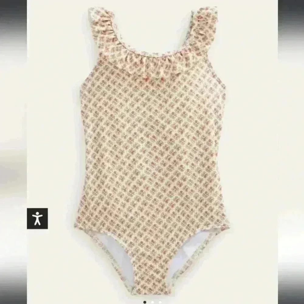 Boden Tie Back Frilly Swimsuit